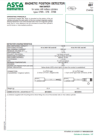 881 SERIES, TYPE 2 WIRES: MAGNETIC POSITION DETECTOR REED SWITCH